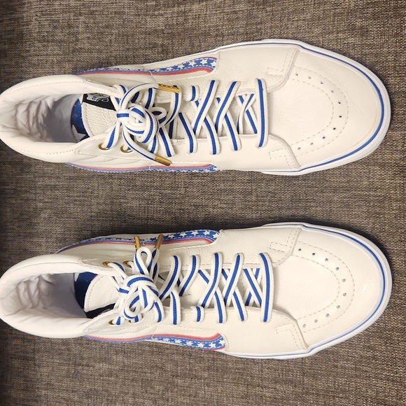 VANS SK8 HI LEATHER MEN'S SIZE 7. - Picture 2 of 10